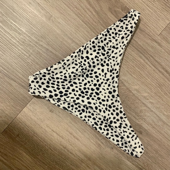 Dalmatian Print Cheeky Bikini Bottoms - Picture 2 of 3